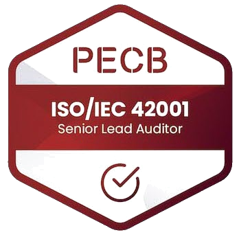 PECB ISO/IEC 42001 Senior Lead Auditor Certification Badge